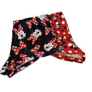 NWOT Disney Minnie Mouse Sleep Shorts Thin Material Set of 2 Sz XL